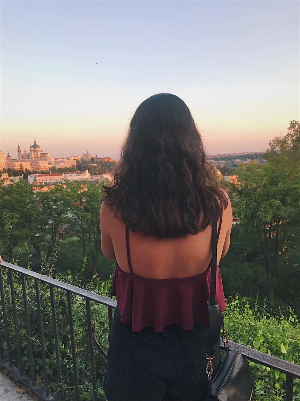  Stopping to appreciate the sunset from Temple de Debod even though I was super stressed about finding an apartment. 